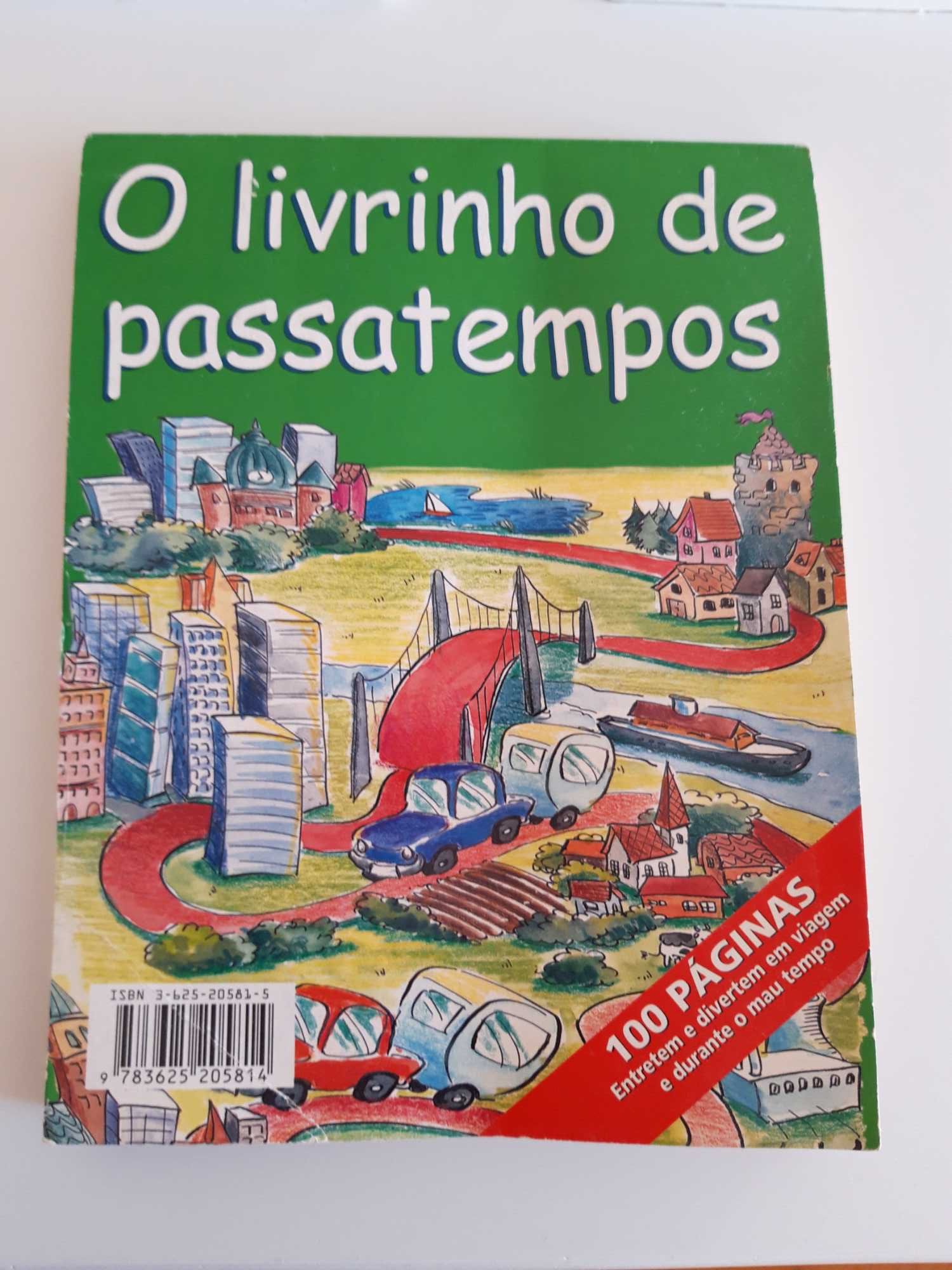 Livros de passatempos para criança