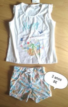 Conjunto novo com etiqueta 2 anos