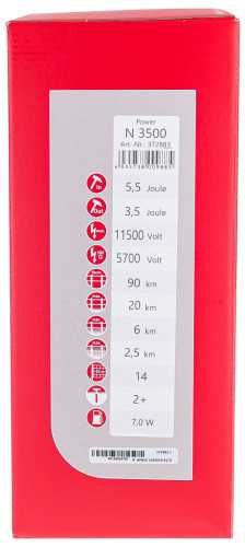 Pastuch elektryzator sieciowy Power N3500, dla dzików, bydła 5.5 J AKO