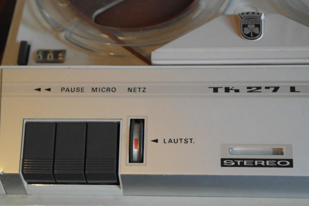 Gravador de fita vintage Grundig TK 27 L