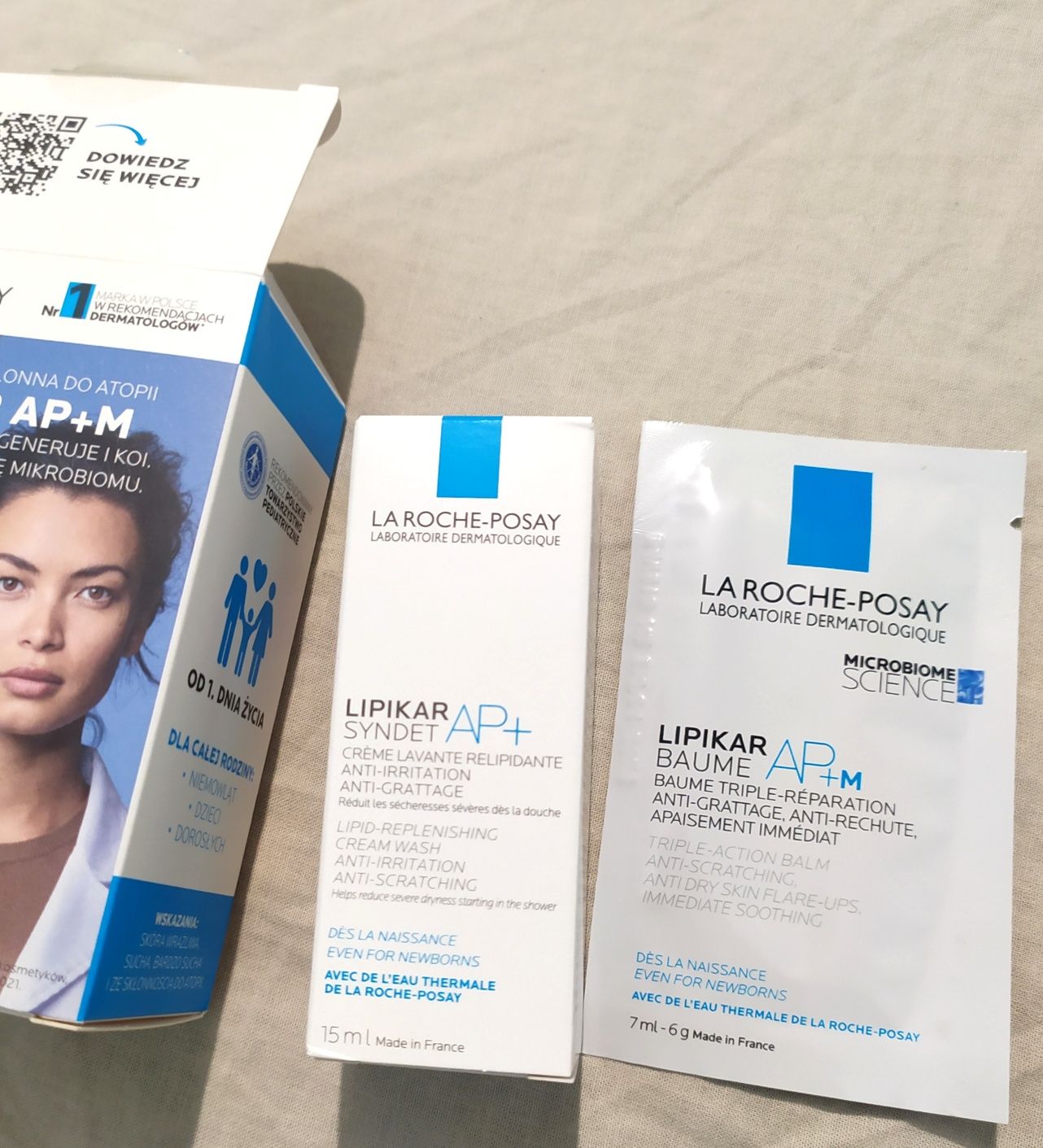 La Roche Posay, dermokosmetyk, krem nawilżający, żel myjący, Lipikar