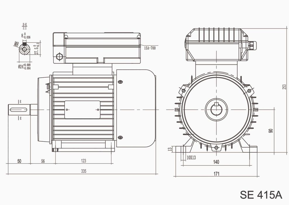 Silnik elektryczny Kupczyk 2,2 KW 3,0 KM 1faza 230V 2800RPM Kupczyk