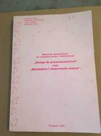 podręcznik akademicki Wstęp do prawoznawstwa - 1999 Andrzej Bator