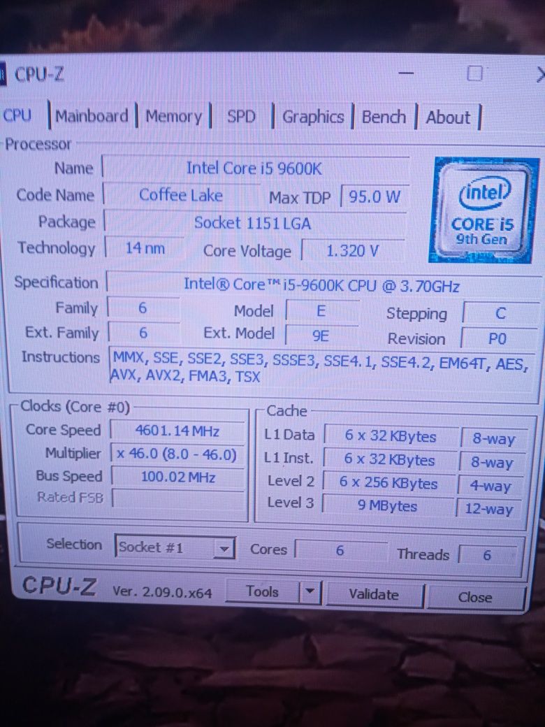 Gigabyte Z390 Gaming X/I5 9600K/ 24GB Ram CL15