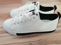Nowe biało czarne buty sportowe damskie 38 24,5cm