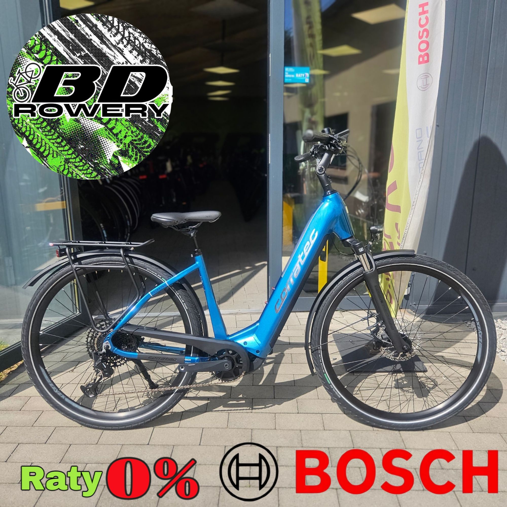 Nowy rower elektryczny Corratec E-POWER BOSCH 45cm S/M FaVat (049)