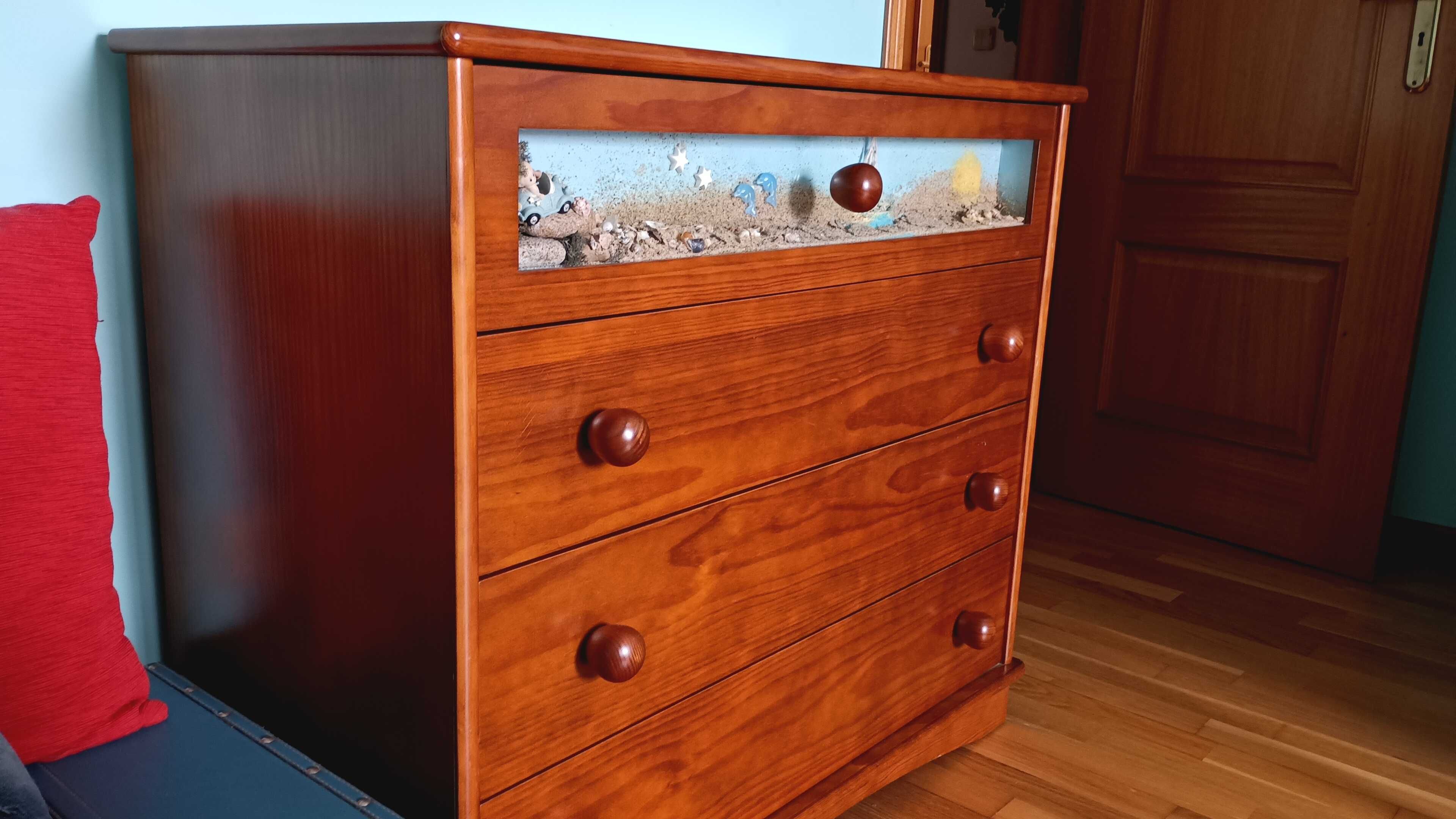 Cómoda quarto criança cerejeira