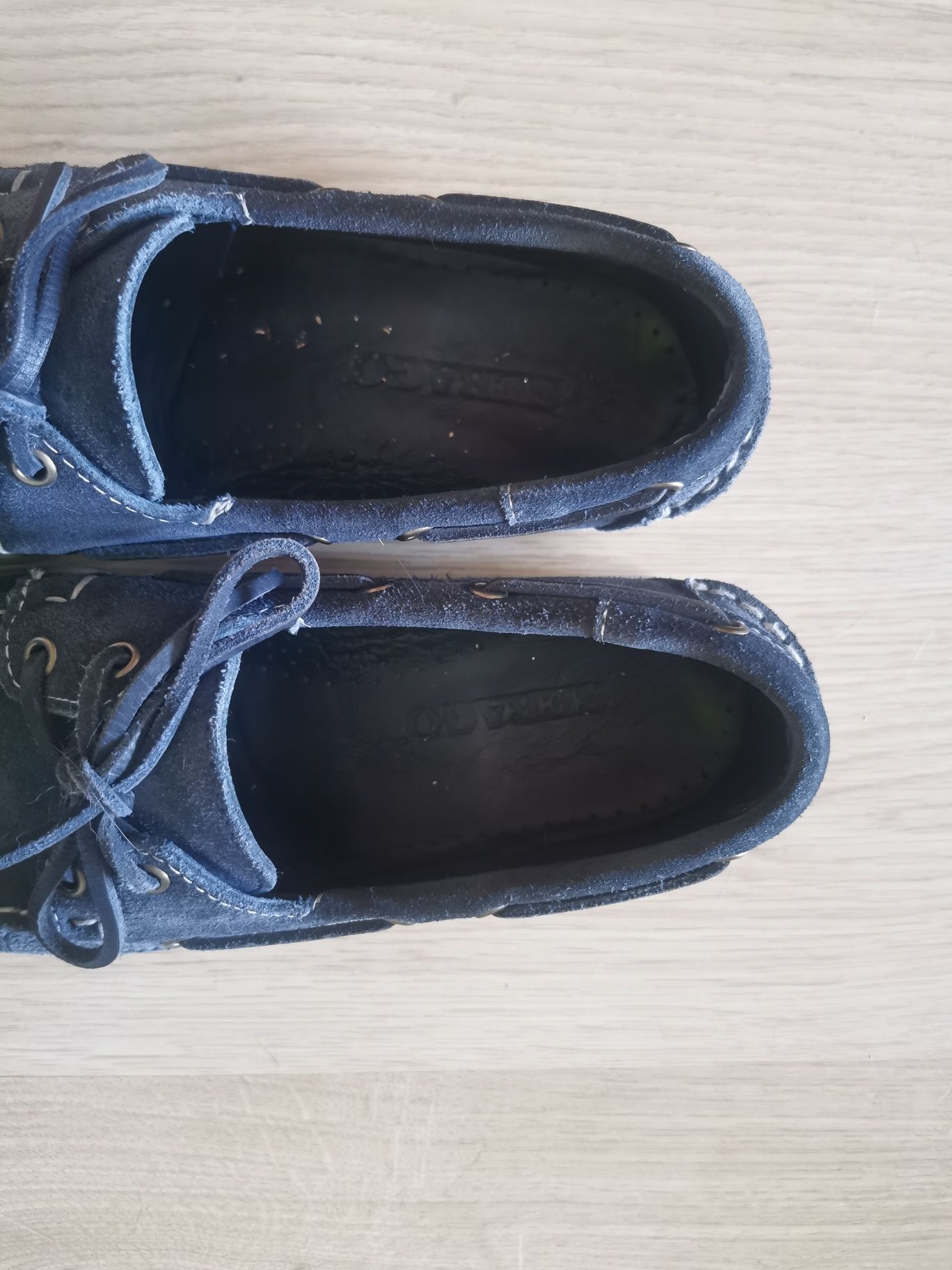 Granatowe buty żeglarskie Sebago, rozmiar 42