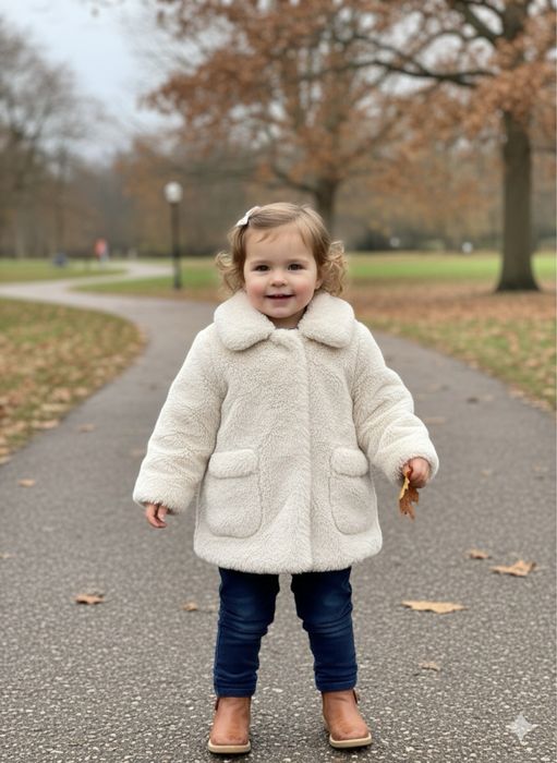 Шуба шубка для дівчинки 80 см тепла курточка демі