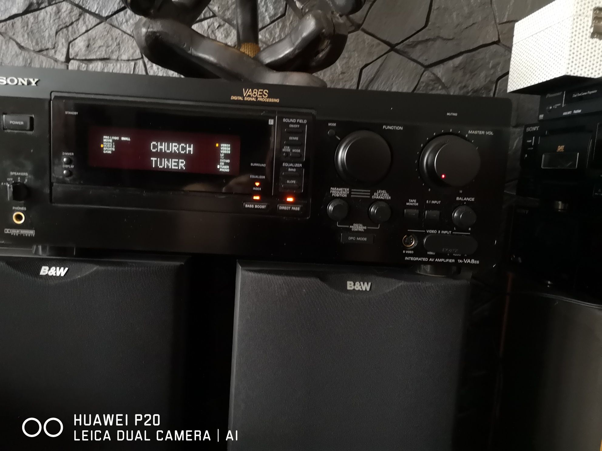 Sony wzmacniacz TA Va8es z korektorem i procesorem DSP