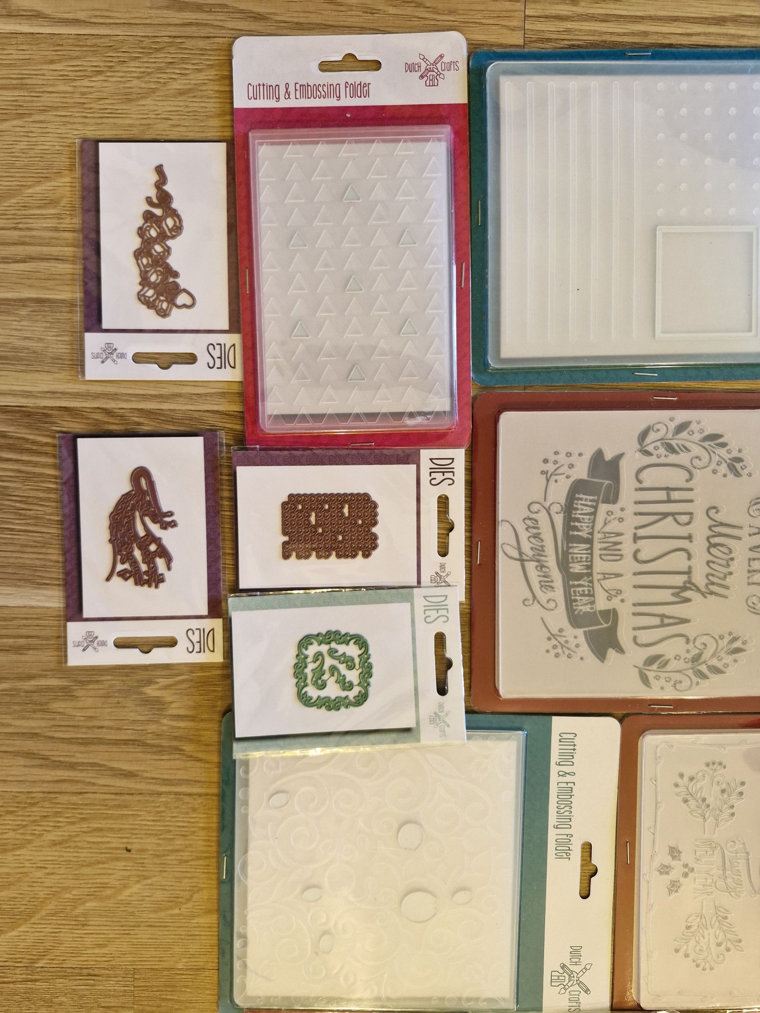 Zestaw scrapbooking foldery wytłaczanie wykrojniki