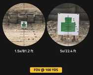 Vendo Mira de caça para crossbow 1.5-5x32