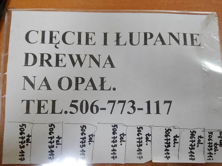Cięcie i Łupanie Drewna na Opał