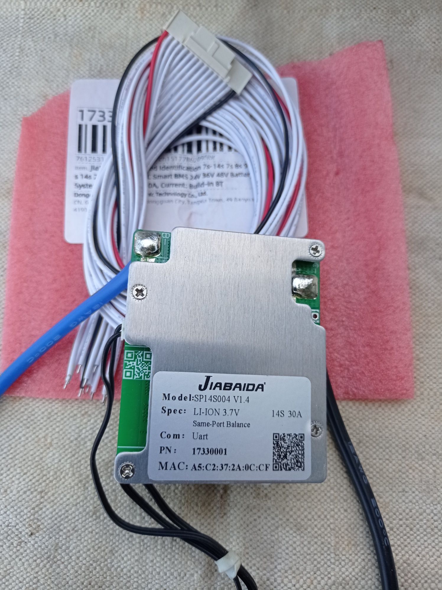 Продам Smart BMS JIABAIDA 30A 7S-14S плата з Bluetooth