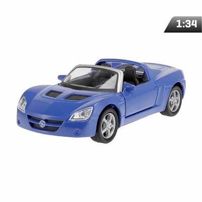 Autko model 1:34 Opel Speedster 2001 niebieski