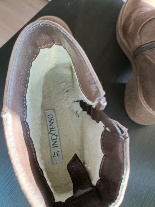 Botim de Camurça Bota  Tam 36