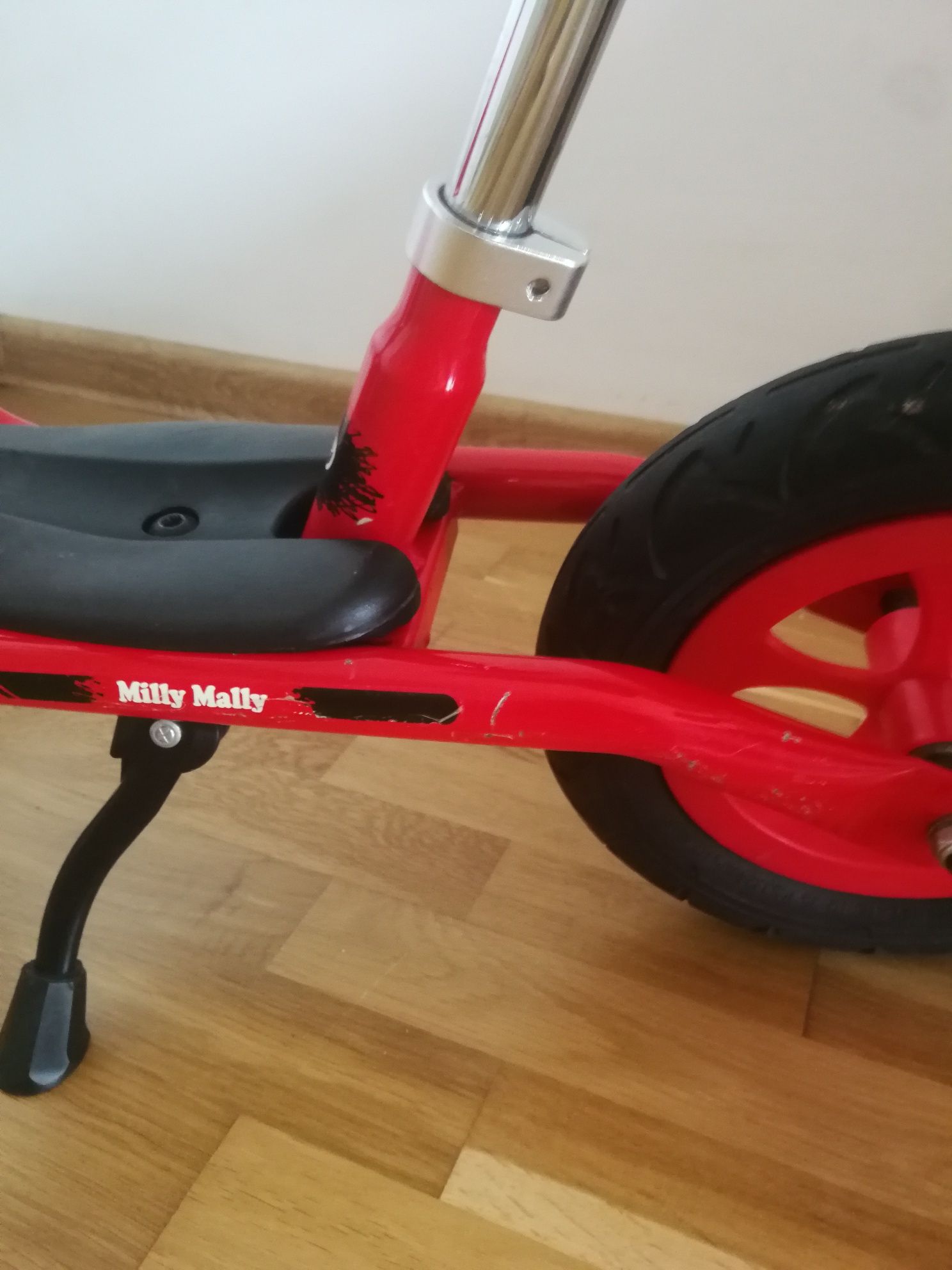 Rowerek biegowy Milly Mally Dusty 10" gratis koszyk i kask
