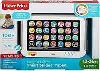 Fisher-Price Zabawka edukacyjna Smart Stages Tablet CDG33 NOWE +12msc