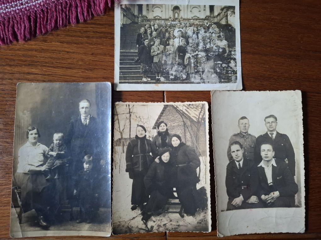 Stare, przedwojenne prywatne fotografie.