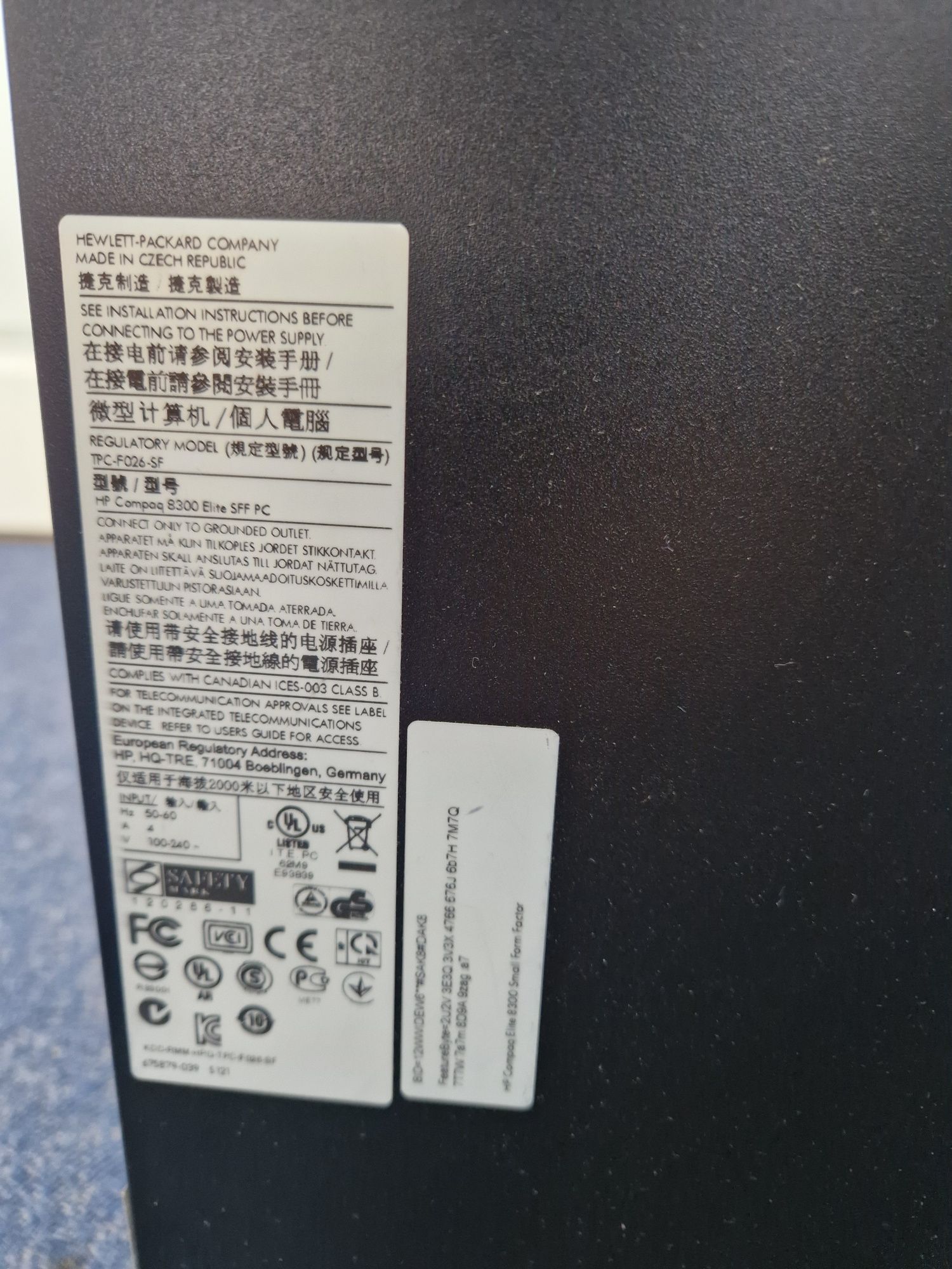 Hp Compaq Elite 8300 SFF PC