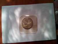 100 frankow Francja z wizerunkiem Matki Curie 1984 mennicza,srebro
