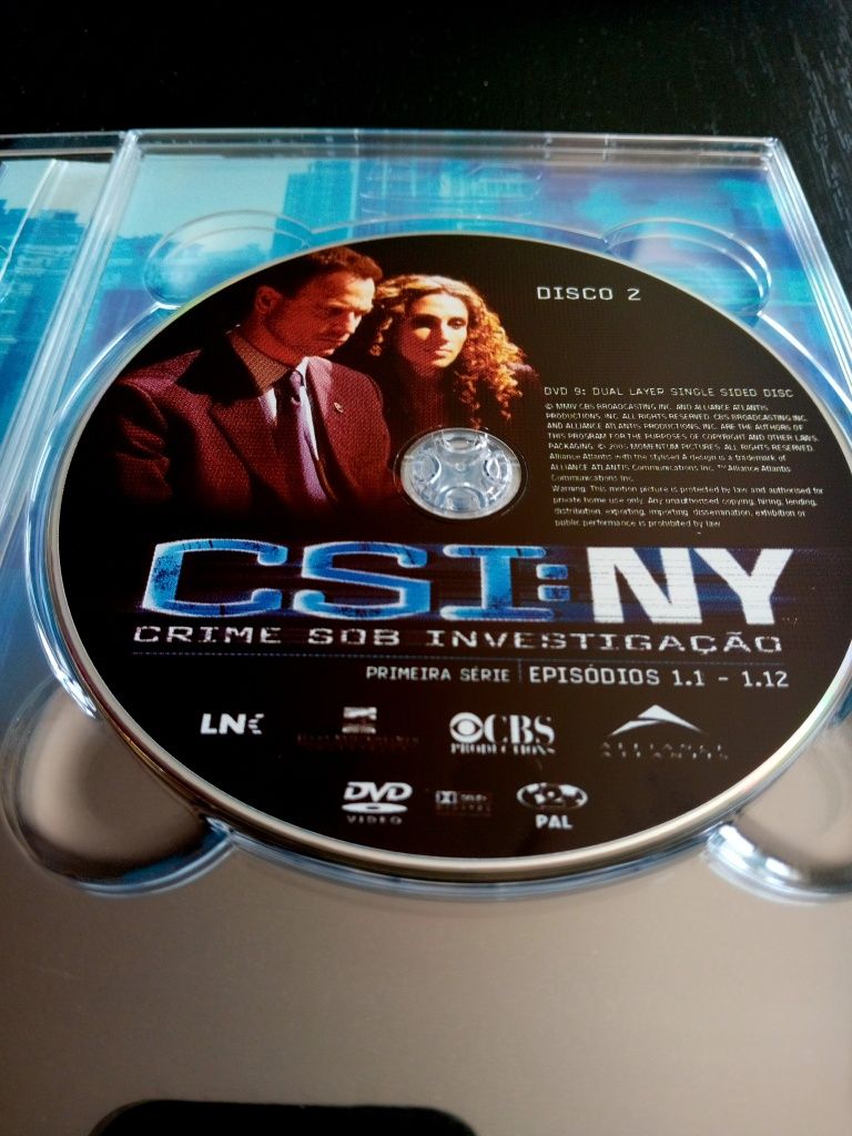 Dvds csi NY 3 discos
