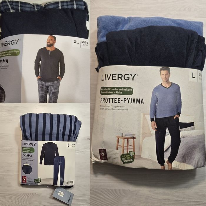 Чоловіча піжама livergy , штани , кофта , пижама Л Хл L xl Німеччина