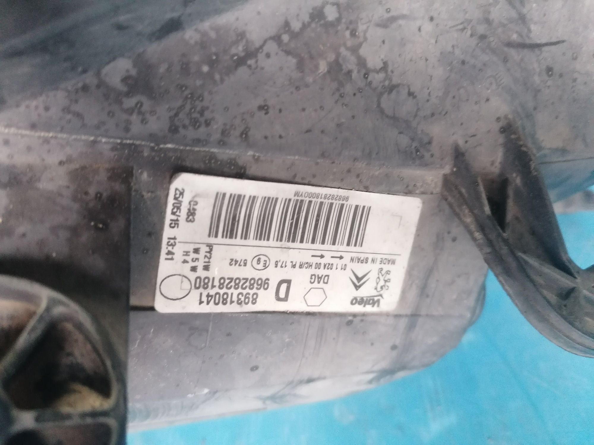 Farol ou óptica Citroën berlingo