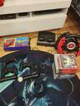 Konsola PlayStation 3 pamięć 500gb  kierownica cały zestaw kamerka pad