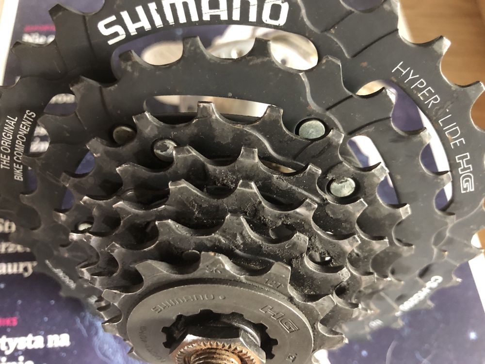 Piasta Shimano Exage FH-HG5  + Zębatki kaseta