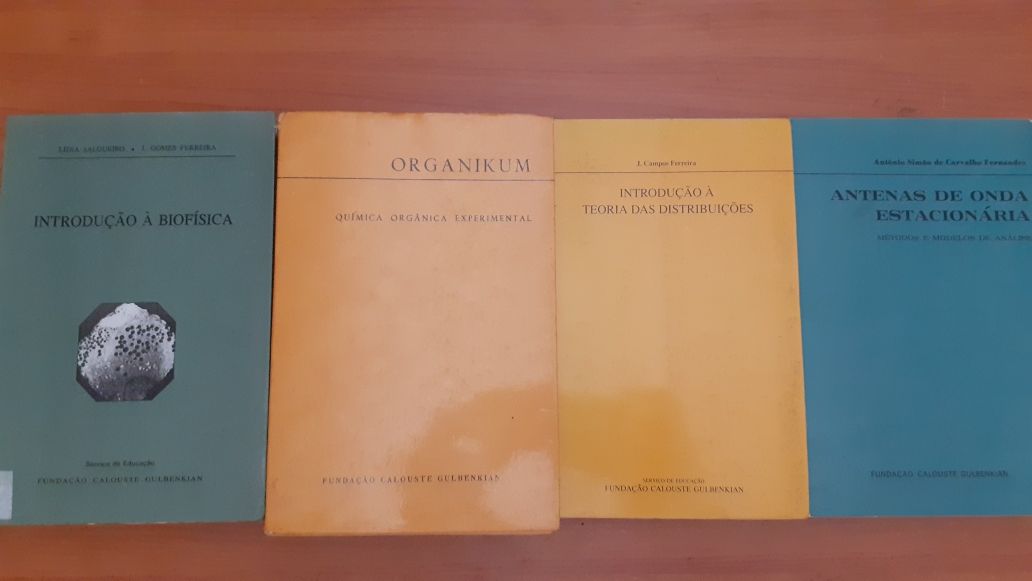 Livros técnicos Fundação Calouste Gulbenkian