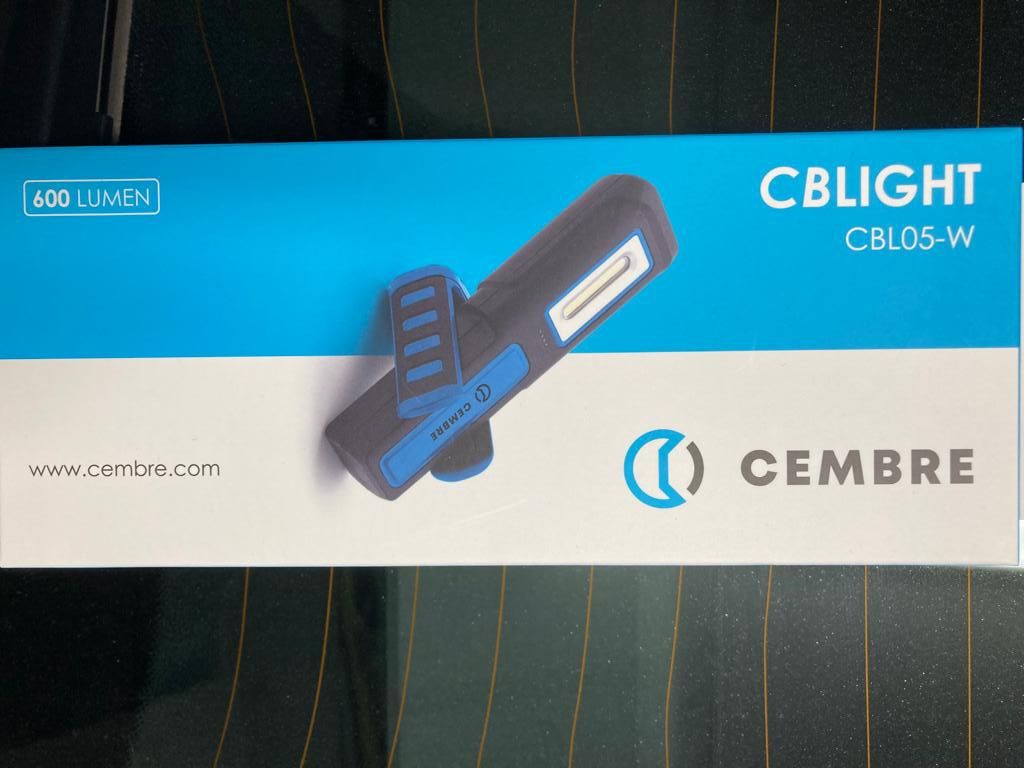 Lanterna portátil CEMBRE CBL05-W LED 600lm - Novo