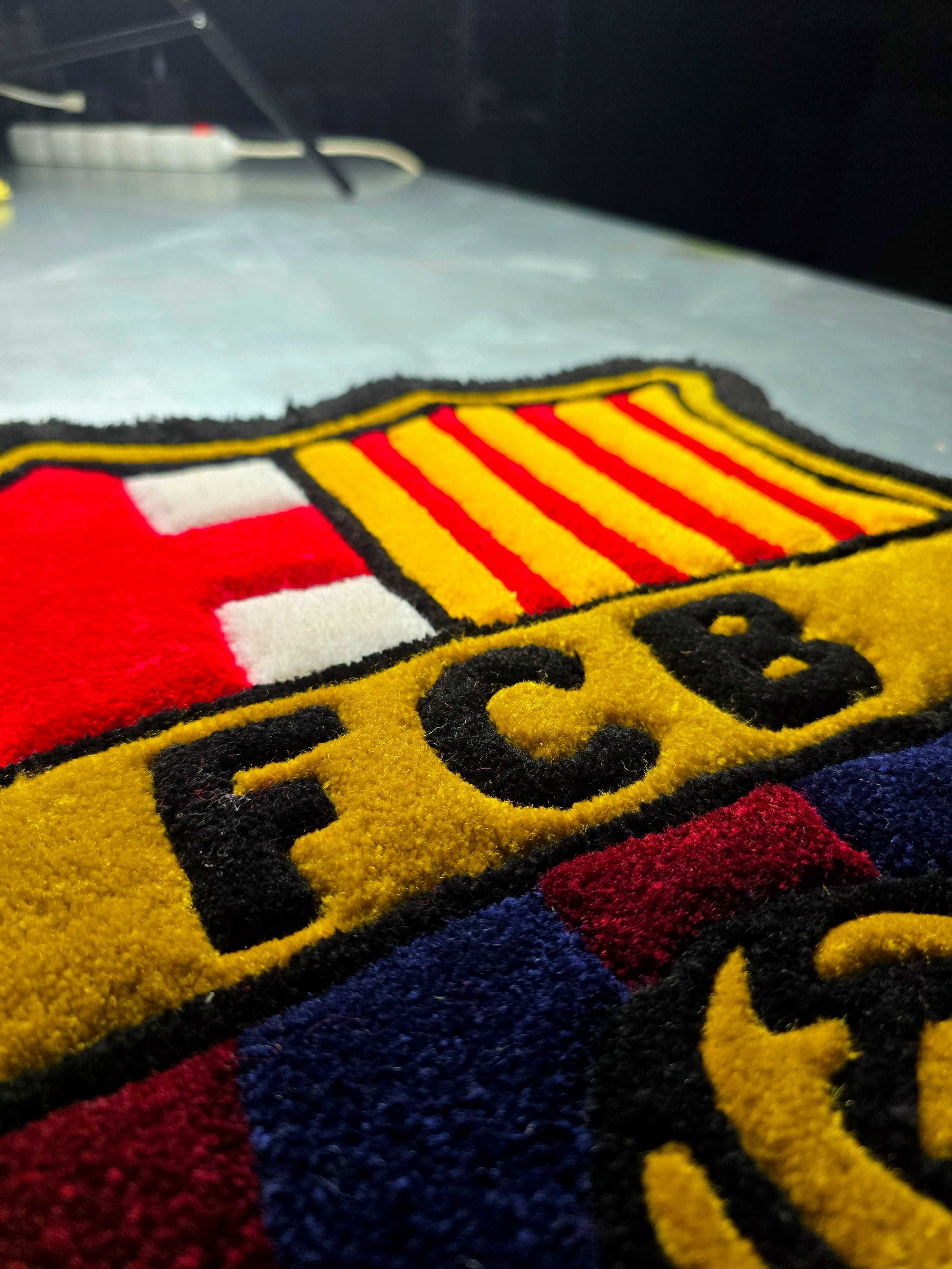 FCB - FC BARCELONA - TUFTING - ręcznie szyty dywan/dywanik/ozdoba