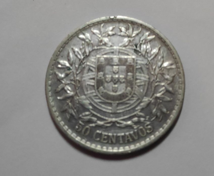 Moeda 50 centavos de 1912