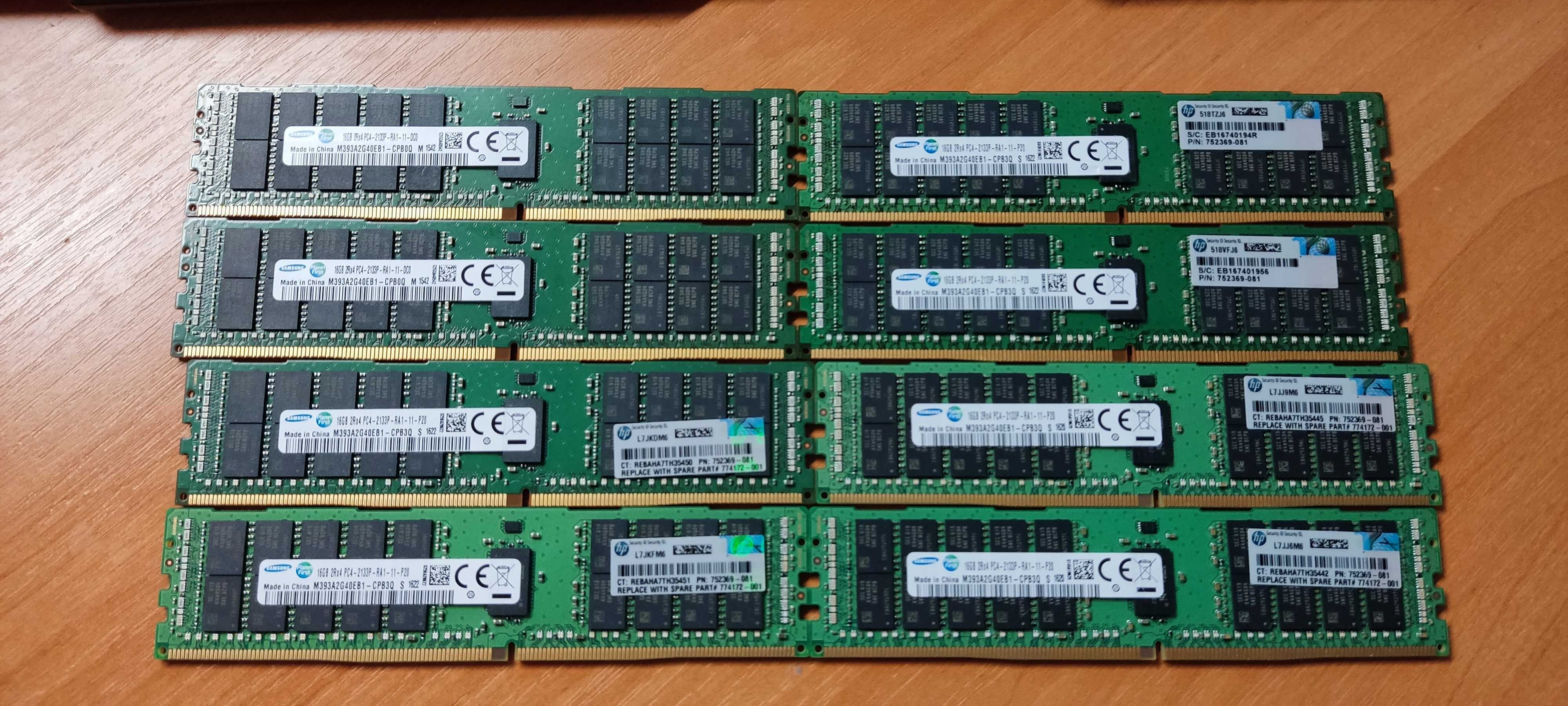 SAMSUNG DDR4 2133 MHz 16 GB M393A2G40EB1 Reg ECC