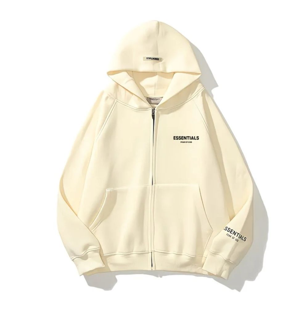 Худі Fear of God Essentials на блискавці