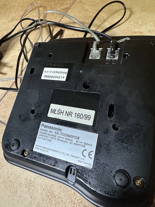 Telefon panasonic z nagrywarka