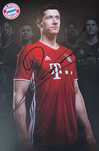 Robert Lewandowski oryginalny autograf karta 10x15 cm
