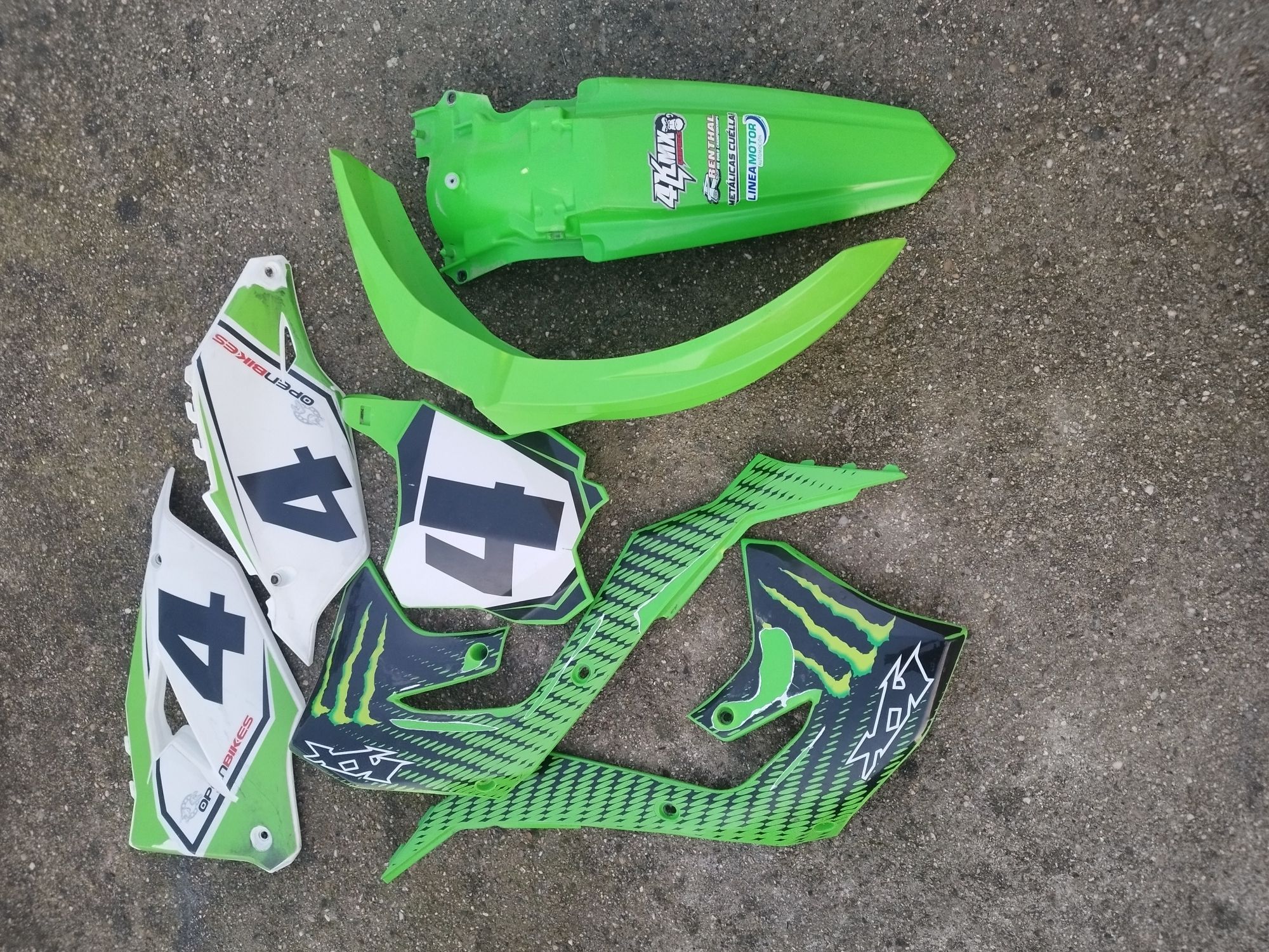 Vários kit de Plásticos Kawasaki kxf 2019/2023