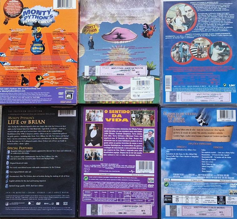 Pack de 6 DVDs Monty Python64552278534657121