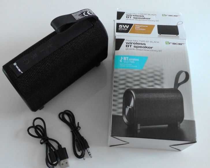 Głośnik TRACER Rave Mini TWS Bluetooth Radio Black