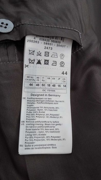 GERRY WEBER Płaszczyk wełna kaszmir 44 seria EDITION oryginał Włochy