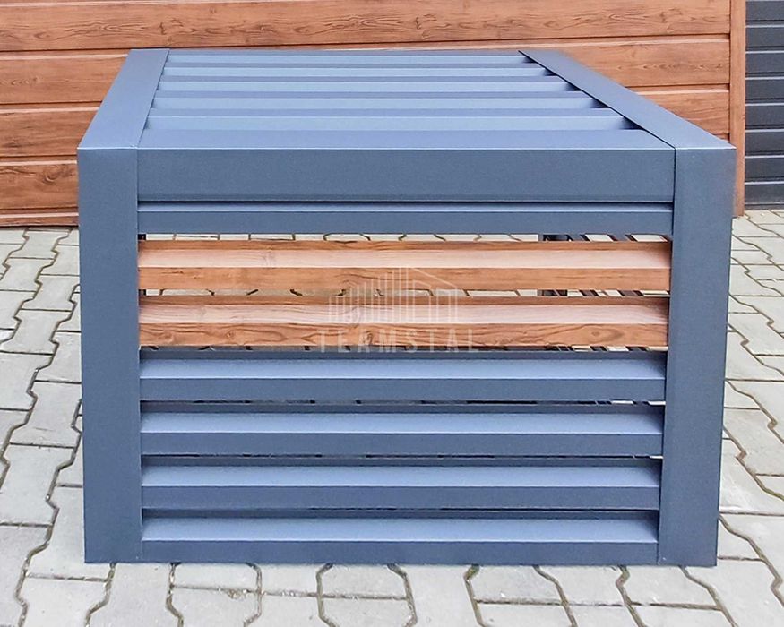 Osłona Klimatyzatora 90x50x70cm Antracyt Zabudowa Klimatyzacji  TS937