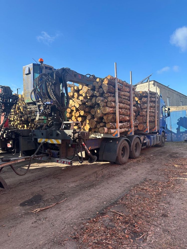 Scania 480 silnik PDE do drewna stosowego