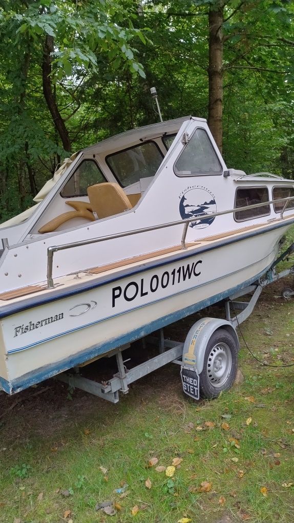 Fisherman 550 + Mercury 50 KM + kotwica elektryczna i