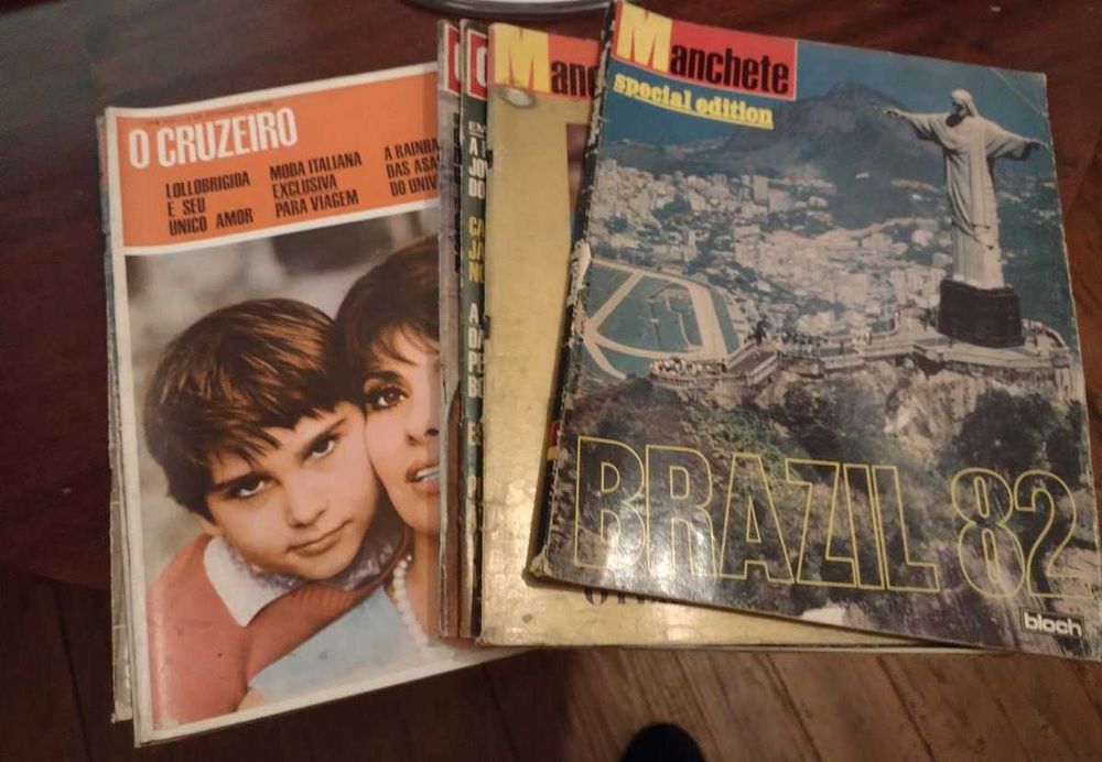 Manchete e O Cruzeiro "Revistas Brasileiras" 7 unidades