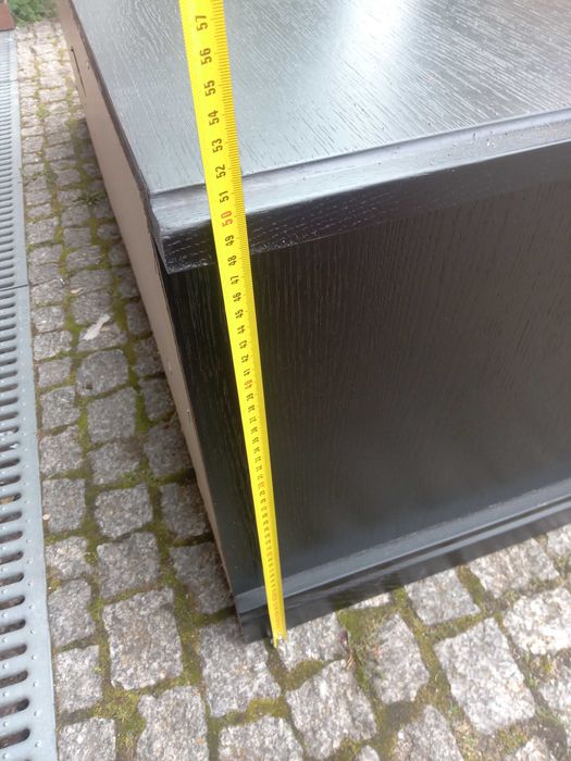 Zestaw mebli szafka RTV i witryna drewniane