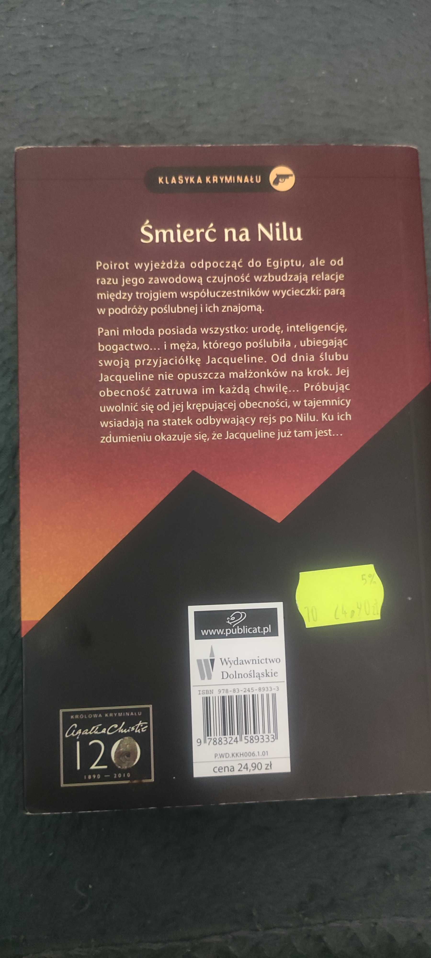 Śmierć na Nilu, Morderstwo w Orient Expressie Agatha Christie