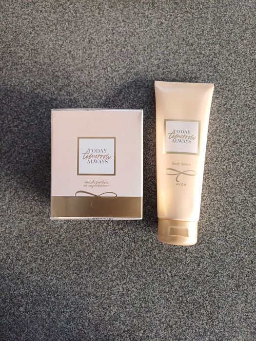 Zestaw Today Tomorrow Always pomarańczowe dla niej woda + balsam