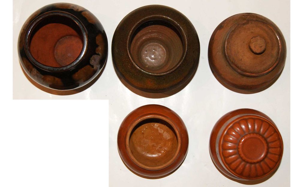 Ретро керамический горшок Глиняный горшочек Керамическая посуда СССР